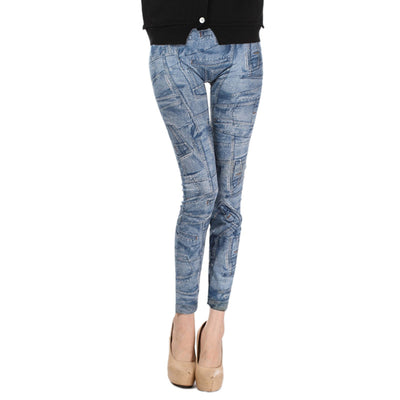 Leggings Denim Ajustados Corte 9/10 - Image 11