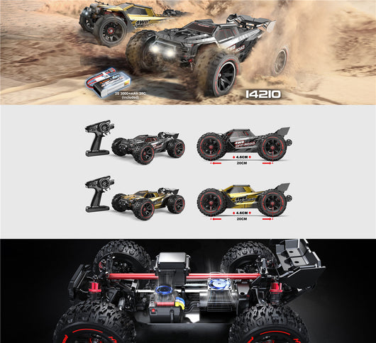 Auto RC Deportivo de Alta Velocidad con Control Remoto 2.4GHz - Camión Drift Brushless - Image 13