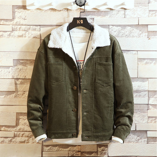 Chaqueta Acolchada de Pana y Algodón Premium - Image 10