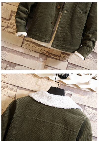 Chaqueta Acolchada de Pana y Algodón Premium - Image 11