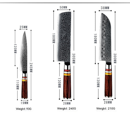 Cuchillo de Chef Profesional con Acero AUS10 - Image 17
