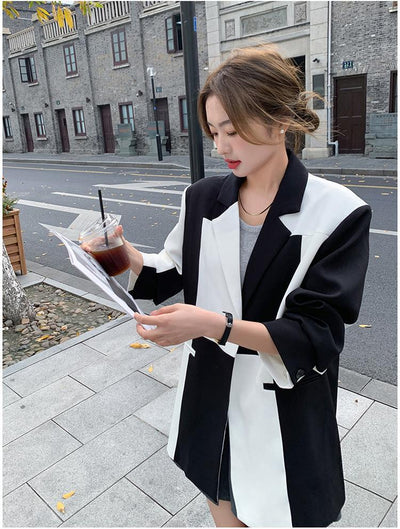 Blazer Suelto de Corte Perfecto para Mujer - Diseño Nicho Talla Pequeña - Image 13