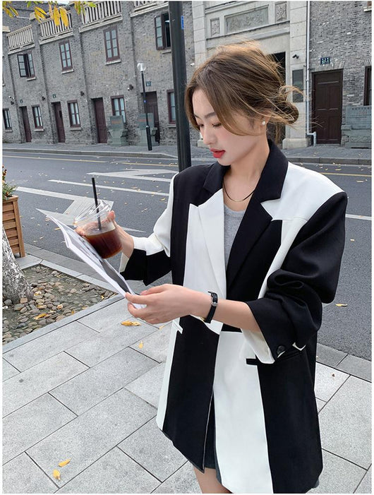 Blazer Suelto de Corte Perfecto para Mujer - Diseño Nicho Talla Pequeña - Image 13