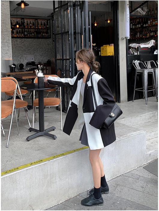Blazer Suelto de Corte Perfecto para Mujer - Diseño Nicho Talla Pequeña - Image 18