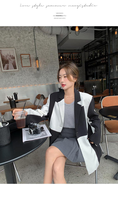 Blazer Suelto de Corte Perfecto para Mujer - Diseño Nicho Talla Pequeña - Image 23