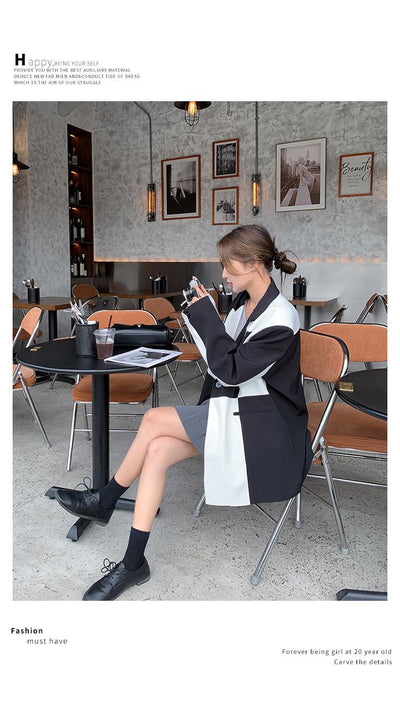 Blazer Suelto de Corte Perfecto para Mujer - Diseño Nicho Talla Pequeña - Image 24