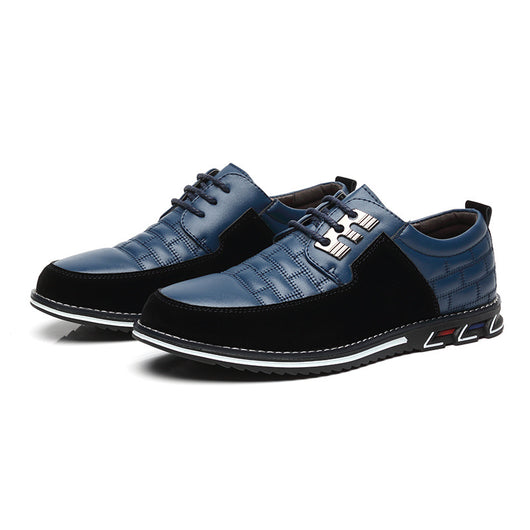Zapatos de Cuero Casual con Cordones para Hombre - Image 3