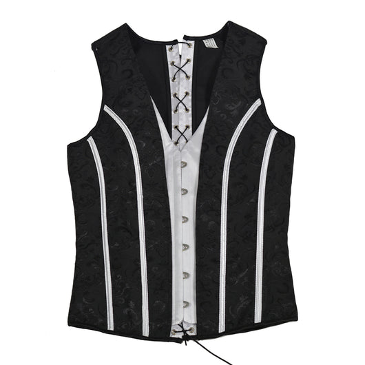 Chaleco Reductor Jacquard Negro Premium para Hombre - Image 8