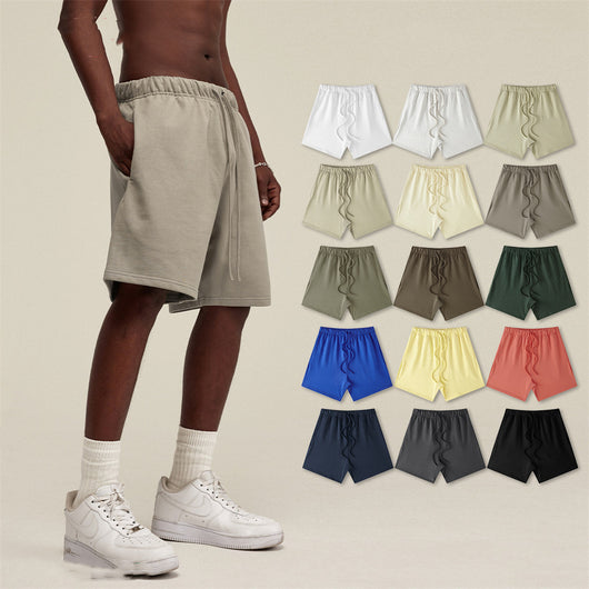 Pantalones Cortos Hombre Sueltos Color Liso - Image 30