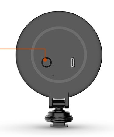 Black mobile phone fill light with two LED panels, mounted on a selfie stick adapter for portable use. - Image 10