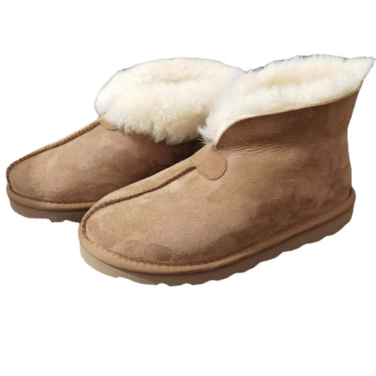 Botas de Nieve para Mujer en Gamuza con Pelaje - Calidez y Estilo - Image 8