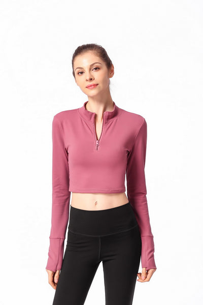 Camiseta Ajustada de Manga Larga para Yoga - Image 8