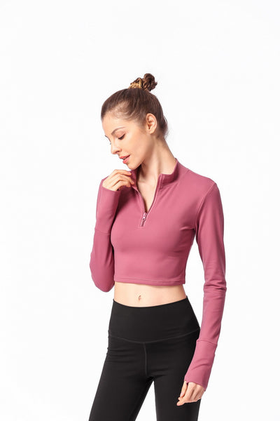 Camiseta Ajustada de Manga Larga para Yoga - Image 10