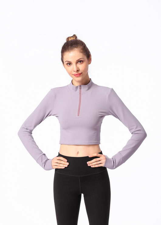 Camiseta Ajustada de Manga Larga para Yoga - Image 16