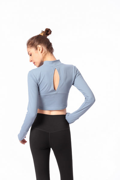 Camiseta Ajustada de Manga Larga para Yoga - Image 28