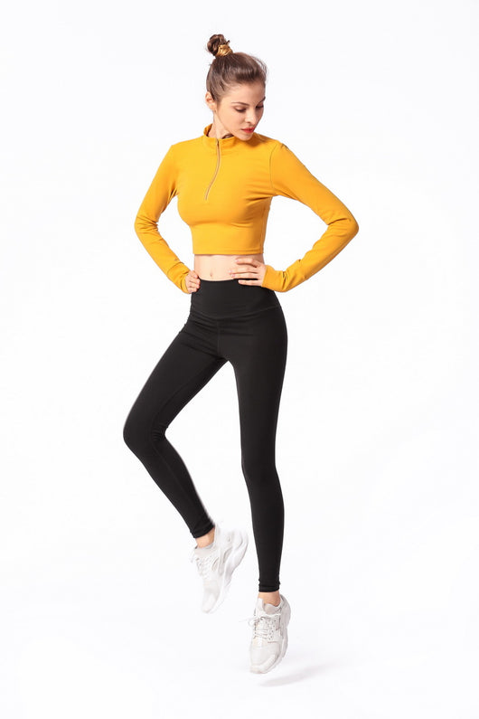 Camiseta Ajustada de Manga Larga para Yoga - Image 33