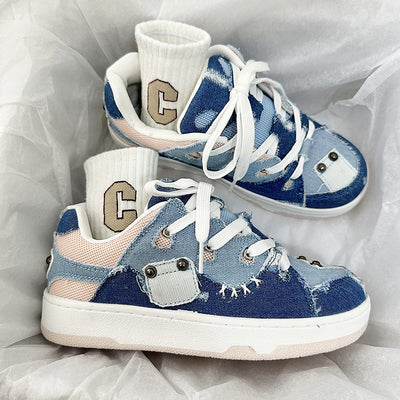 Zapatos de Lona Denim con Adhesivo Frío - Image 18