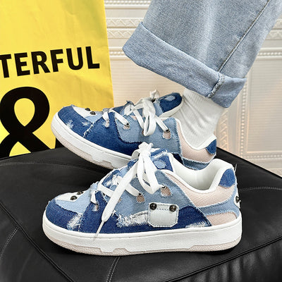 Zapatos de Lona Denim con Adhesivo Frío - Image 20