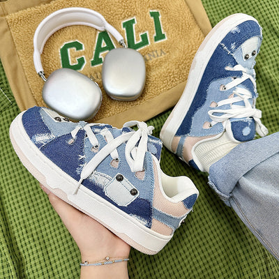 Zapatos de Lona Denim con Adhesivo Frío - Image 21