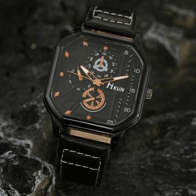 Reloj Casual para Hombre con Doble Capa y Esfera Cuadrada - Image 7