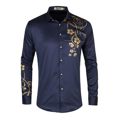 Camisa Slim Fit Coreana de Manga Larga para Hombre - Image 31