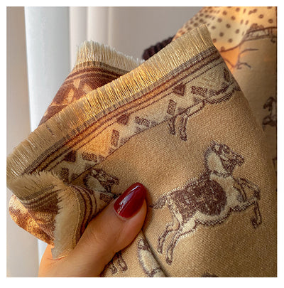 Bufanda Retro de Otoño e Invierno - Calidez y Estilo para Mujeres - Image 7