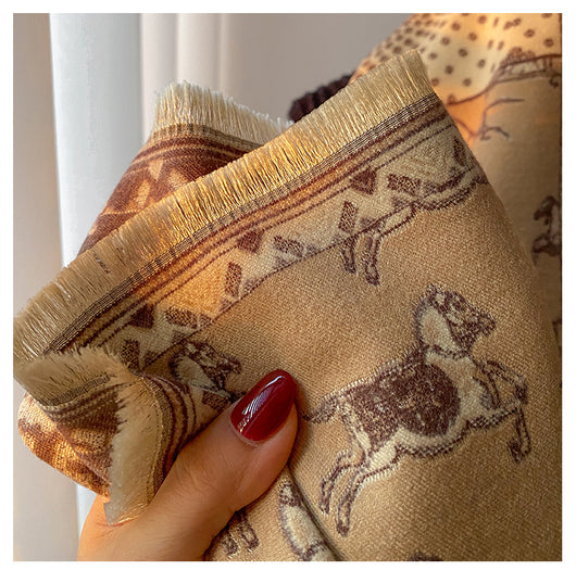 Bufanda Retro de Otoño e Invierno - Calidez y Estilo para Mujeres - Image 7