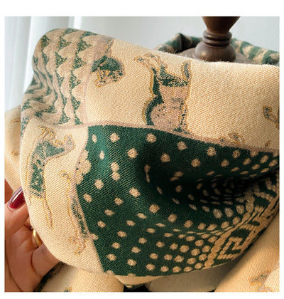 Bufanda Retro de Otoño e Invierno - Calidez y Estilo para Mujeres - Image 8