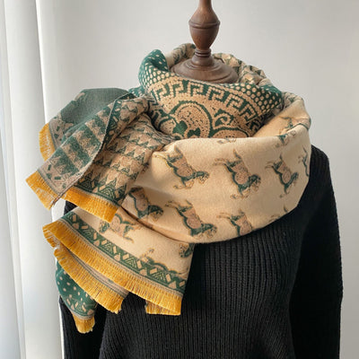 Bufanda Retro de Otoño e Invierno - Calidez y Estilo para Mujeres - Image 10