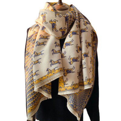 Bufanda Retro de Otoño e Invierno - Calidez y Estilo para Mujeres - Image 14