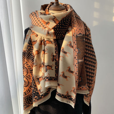 Bufanda Retro de Otoño e Invierno - Calidez y Estilo para Mujeres - Image 15