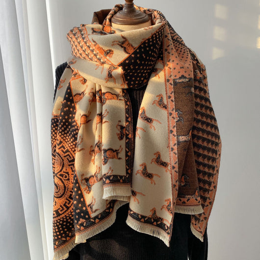 Bufanda Retro de Otoño e Invierno - Calidez y Estilo para Mujeres - Image 15