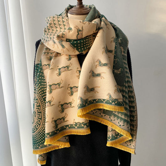 Bufanda Retro de Otoño e Invierno - Calidez y Estilo para Mujeres - Image 16