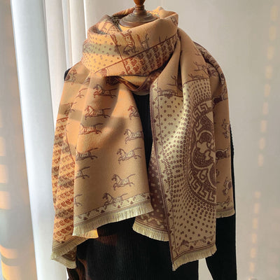 Bufanda Retro de Otoño e Invierno - Calidez y Estilo para Mujeres - Image 18
