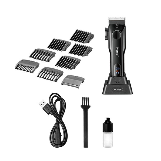 Cortadora de Cabello Profesional con Pantalla LED Digital y Base de Precisión - Image 9
