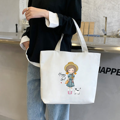Bolsa de Lona para Mujer - Bolso Tote Escolar Versátil - Image 52