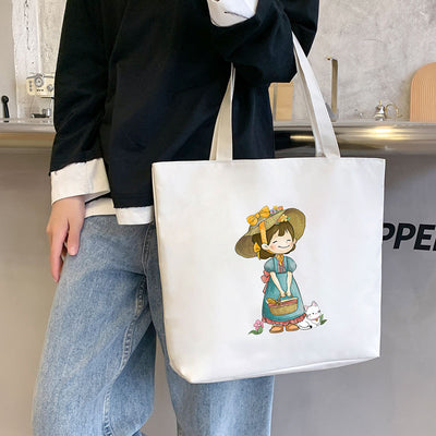 Bolsa de Lona para Mujer - Bolso Tote Escolar Versátil - Image 66