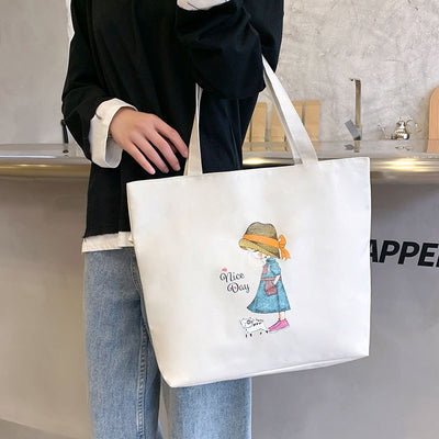Bolsa de Lona para Mujer - Bolso Tote Escolar Versátil - Image 74