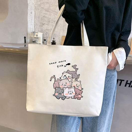 Bolsa de Lona para Mujer - Bolso Tote Escolar Versátil - Image 81