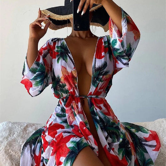 Conjunto de Blusa Dividida de Tres Piezas para Mujer - Image 11