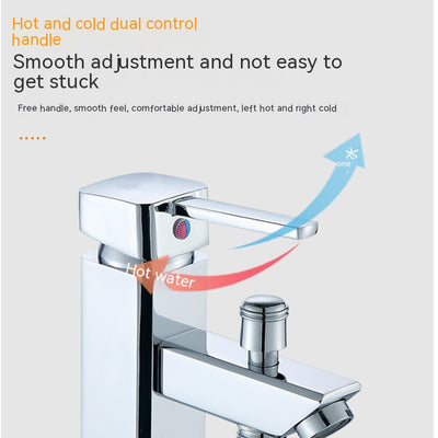 Grifo Monomando Lavabo Ducha 2 en 1 con Control de Agua Caliente y Fría - Image 6