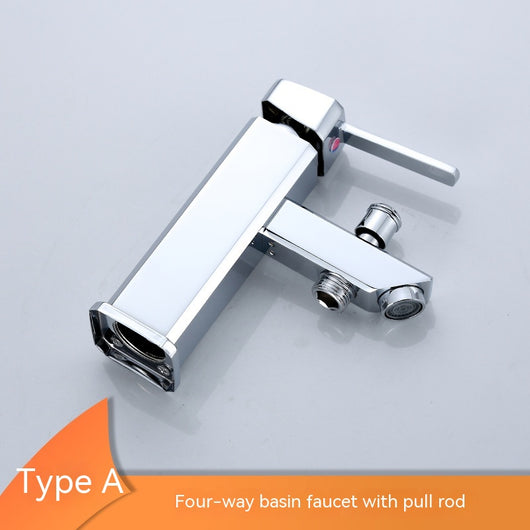 Grifo Monomando Lavabo Ducha 2 en 1 con Control de Agua Caliente y Fría - Image 11