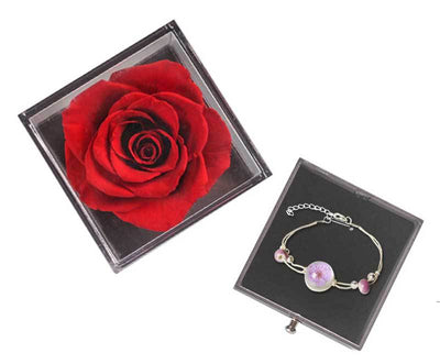 Caja de Joyero con Rosa Eterna - Regalo Perfecto para Amor y Ocasiones Especiales - Image 26