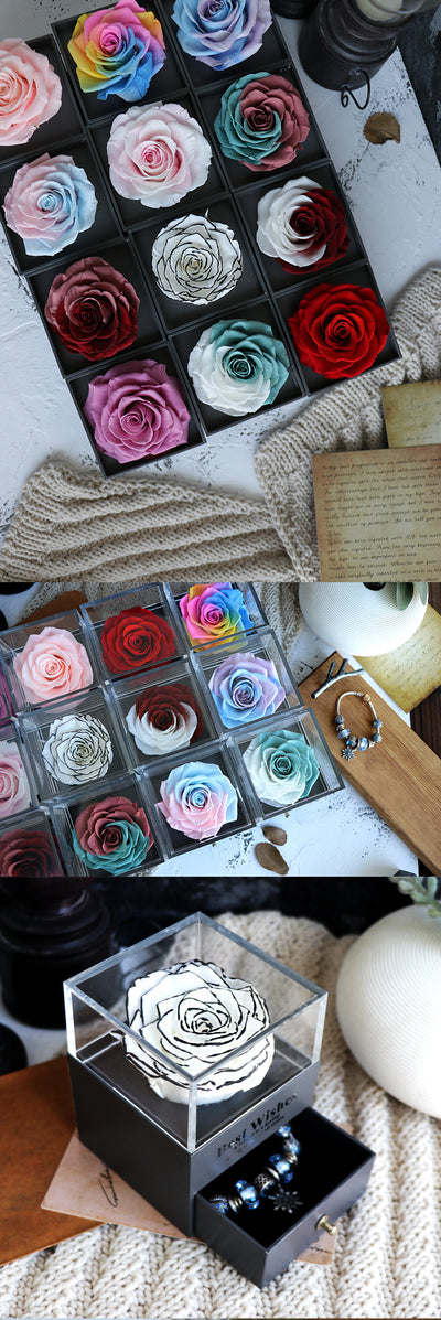 Caja de Joyero con Rosa Eterna - Regalo Perfecto para Amor y Ocasiones Especiales - Image 27