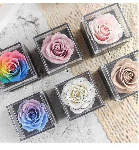 Caja de Joyero con Rosa Eterna - Regalo Perfecto para Amor y Ocasiones Especiales - Image 30