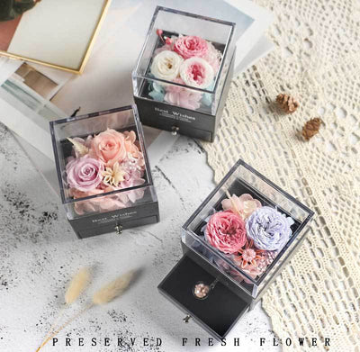 Caja de Joyero con Rosa Eterna - Regalo Perfecto para Amor y Ocasiones Especiales - Image 31