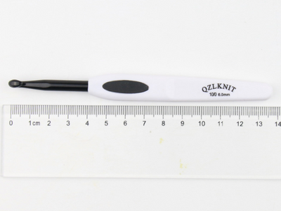 Ganchillo de Aluminio Negro Profesional - Image 5