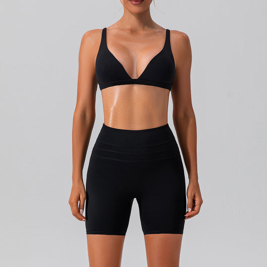 Conjunto Deportivo Yoga Ajustado Secado Rápido - Traje Fitness Training Efecto Segunda Piel - Image 14