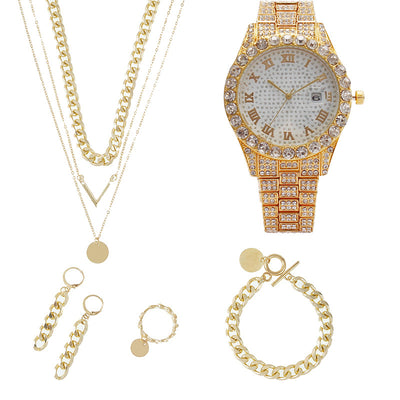 Set de 5 Relojes para Mujer con Pulseras - Reloj de Cuarzo Elegante - Image 36