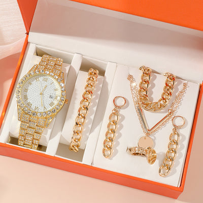 Set de 5 Relojes para Mujer con Pulseras - Reloj de Cuarzo Elegante - Image 38